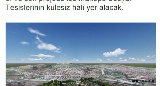 Yeni Projeyi Sakaryalılar Belirleyecek