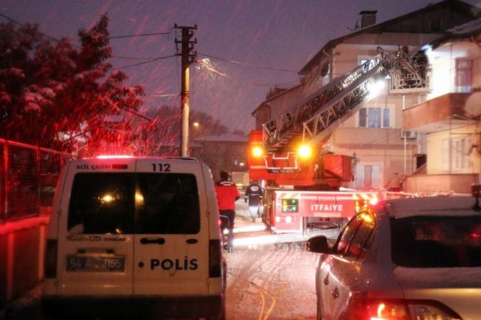 Baca yangını faciaya dönüşmeden söndürüldü
