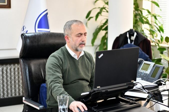 Rektör Savaşan SAÜ’nün uzaktan eğitim deneyimlerini anlattı