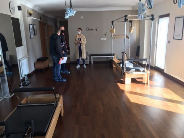 Spor tesislerinde Covid-19 denetimi yapıldı