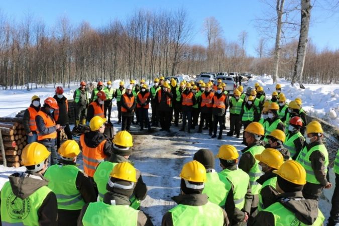Düzce’de 2021 yılı üretim ve standardizasyon tatbikatı yapıldı