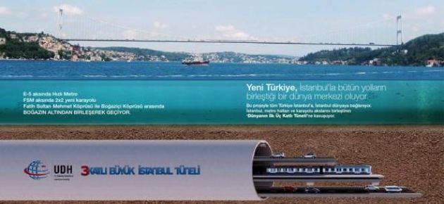 İstanbul Mega Proje Tanıtımı, İstanbul Kongre Merkezi'nde gerçekleştirildi.