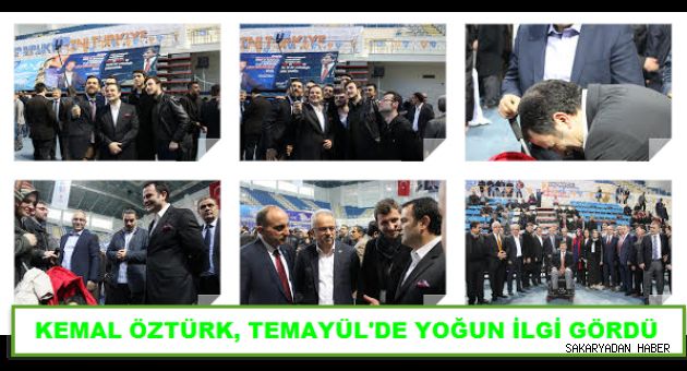 ADAY ADAYI ÖZTÜRK, TEMAYÜL YOKLAMASINDA YOĞUN İLGİ GÖRDÜ