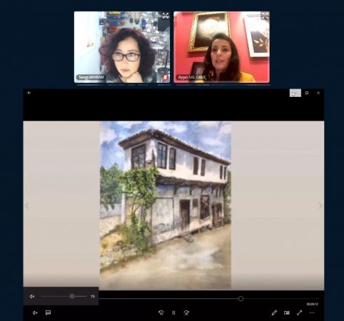 Resim sanatında çizim teknikleri anlatıldı