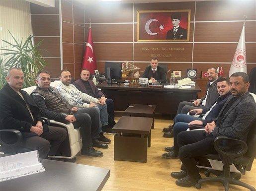 Müteahhitler Sektör Sorunlarını Çevre Şehircilik Müdürü'ne İletti