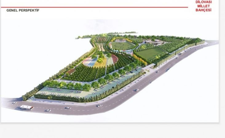 Dilovası Millet Bahçesinin ihalesi yapıldı