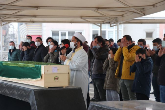 İş kazasında ölen vatandaş son yolculuğuna uğurlandı