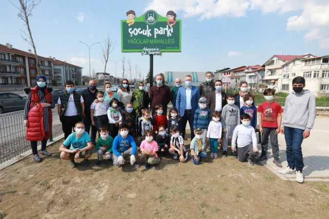 Çocukluk anıları meyve fidanlarında yaşatılıyor