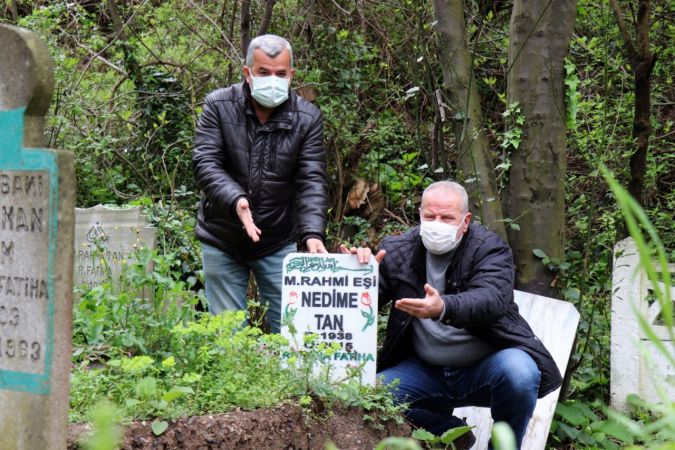 O ilçenin başı mezar hırsızları ile dertte