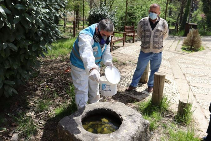 İzmit’te sivrisinekle mücadele sürüyor