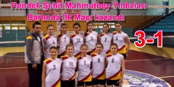 Hendek Şehit Mahmutbey Yıldızları Bartında İlk Maçı 3-1 aldı