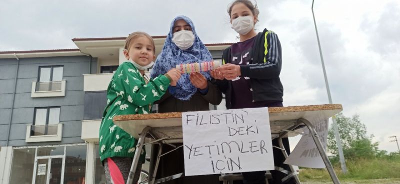 Bu çocuklar Filistinli akranları için tek yürek oldu