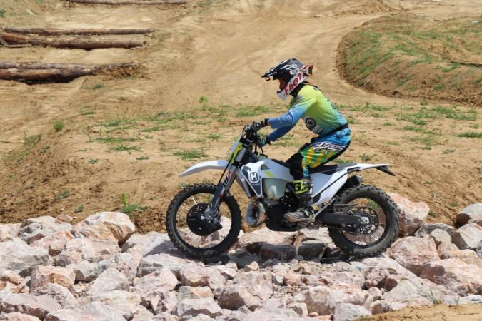 Akmeşe Motocross Parkurunda antrenman turları başladı