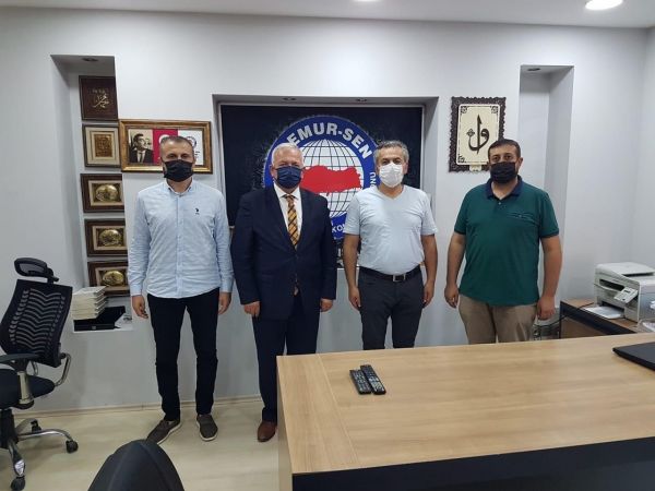 Yiğit’ten Memur-Sen’e veda ziyareti