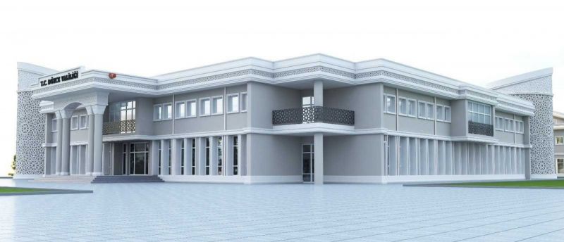 Düzce’de cephe giydirmeleri valilik binası ile başladı