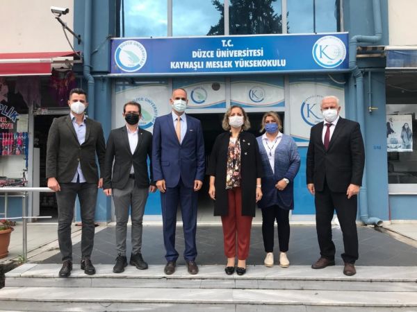 Rektör Çakar, Kaynaşlı MYO’da incelemelerde bulundu