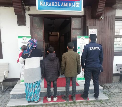 Zonguldak’tan Düzce’ye dilenmeye geldiği ortaya çıktı