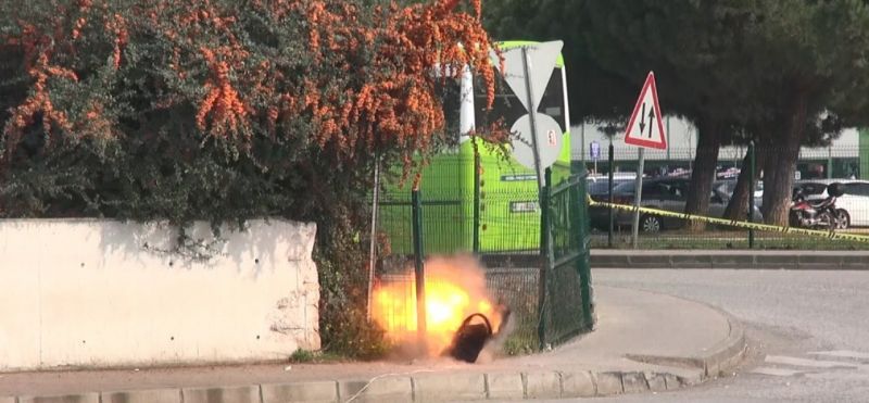 Judoculara şüpheli çanta şoku