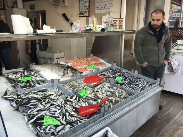 Hamsi tezgahlarda 40 TL’yi gördü