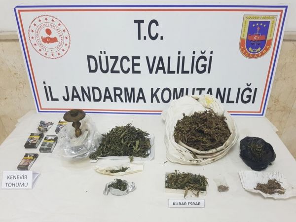 Düzce’de uyuşturucu operasyonu: 1 gözaltı