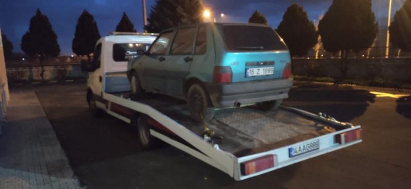 Bursa’dan çalınıp çekici ile taşınan otomobil Sakarya’da bulundu