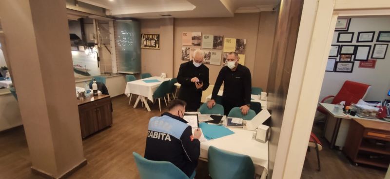 Gebze’de yılbaşı denetimleri yapıldı