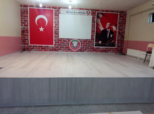 Ara tatilde okulda yenileme yapıldı