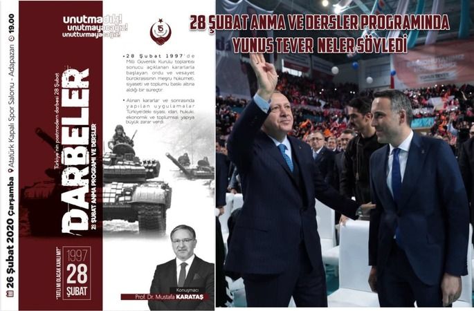 Yunus Tever 28 Şubat Anma ve Dersler Programında neler söyledi
