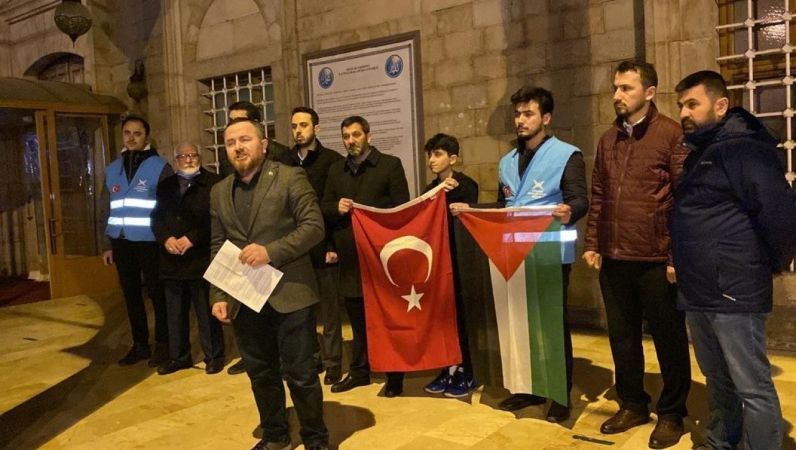 İsrail’in saldırısına Düzce’de tepki