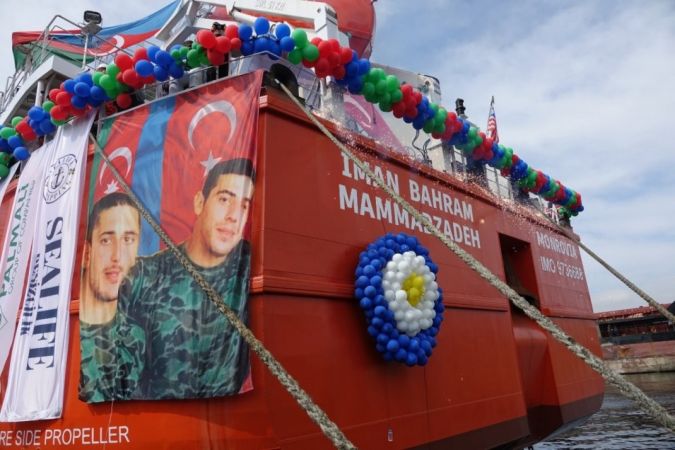 Karabağ’da şehit olan 3 bin askerin adı, bu gemilerde yaşayacak