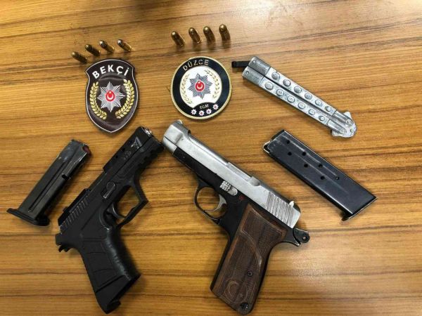 Denetimlerde 9 adet ruhsatsız tabanca yakalandı