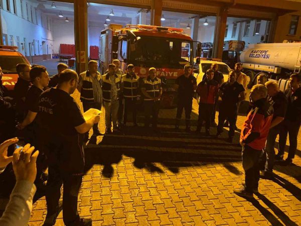 Datça’daki orman yangınına Kocaeli’den destek