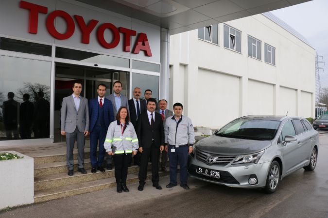SUBÜ’DEN TOYOTA’YA TEŞEKKÜR ZİYARETİ