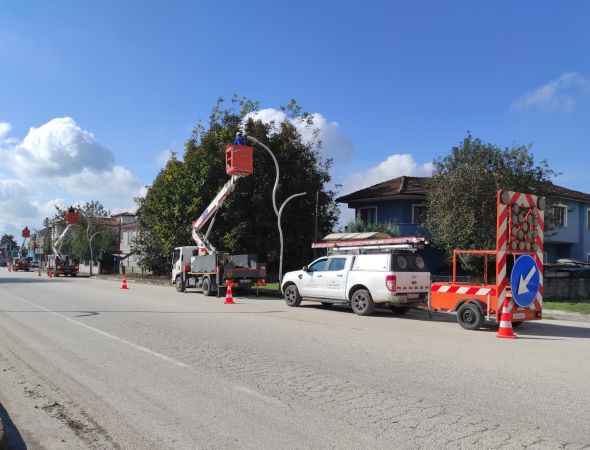 SEDAŞ, Düzce Çilimli İlçesindeki aydınlatma çalışmalarını sürdürüyor