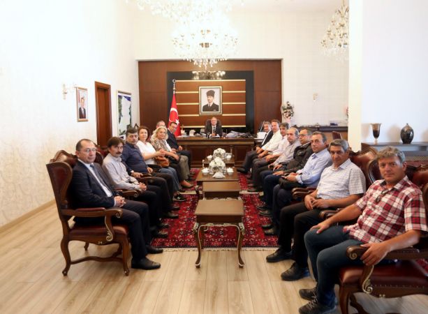 TCDD 1 Bölge Müdürü Meriçli den Vali Nayir e Ziyaret