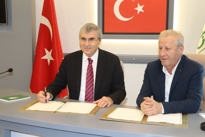 Lisanslı Hububat Deposu ve Tarım Okulu yer tahsisi için imzalar atıldı.
