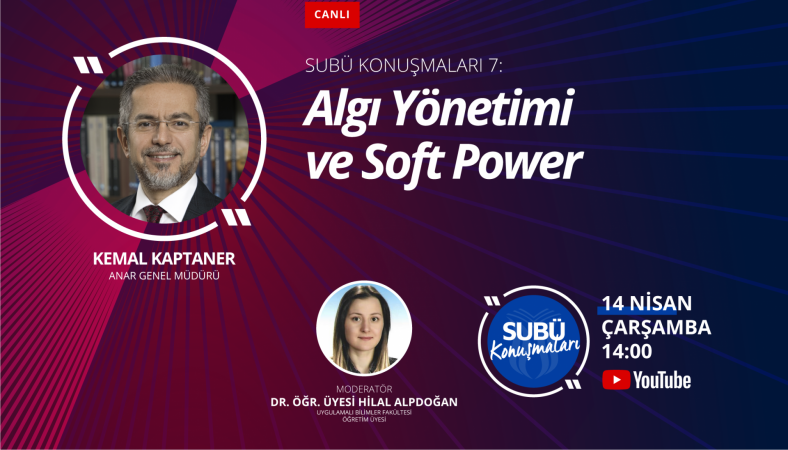 ANAR Genel Müdürü Kaptaner algı yönetimini anlatacak