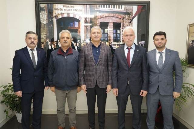 BBP’den A. Akgün Altuğ ve Erdem Ercan’a hayırlı olsun ziyareti 