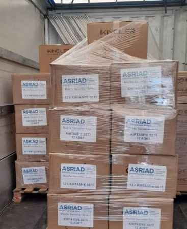 ASRIAD Sakarya’dan Hatay’daki Depremzede Öğrencilere Kırtasiye Yardımı.