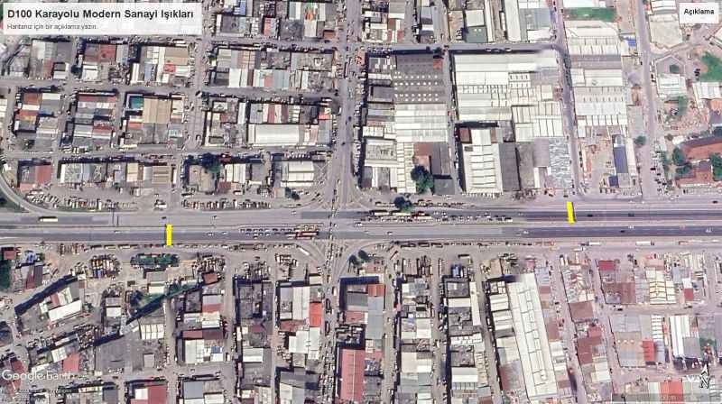 D-100 Modern Sanayi ışıklarında değişken mesaj sistemleri kurulacak