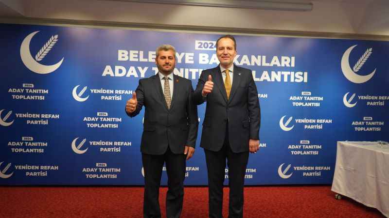  YENİDEN REFAH ŞÜKRÜ GÖZYUMAN’IN ARİFİYE’DEN ADAY OLDUĞUNU AÇIKLANDI