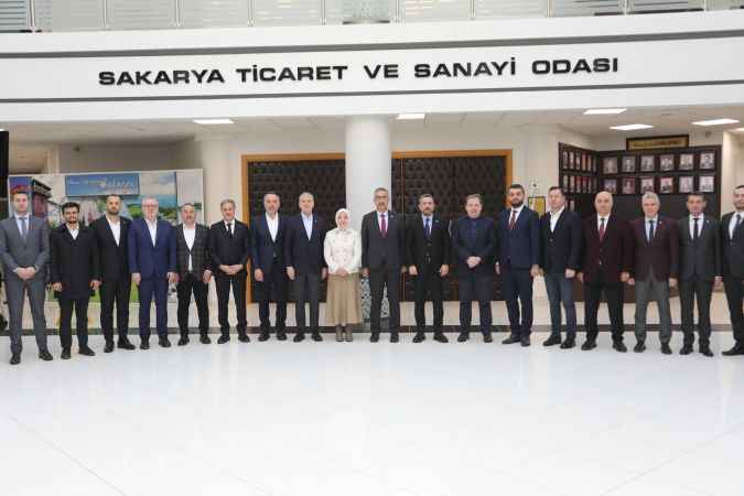 AK Parti Sakarya Büyükşehir Belediye Adayı Yusuf Alemdar ve Milletvekillerinden SATSO'ya Ziyaret