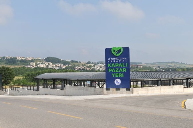 15 Temmuz Camili-Karaman Kapalı Pazar Yeri ve Etkinlik Alanı 08 Haziran Cumartesi Faaliyete Geçiyor