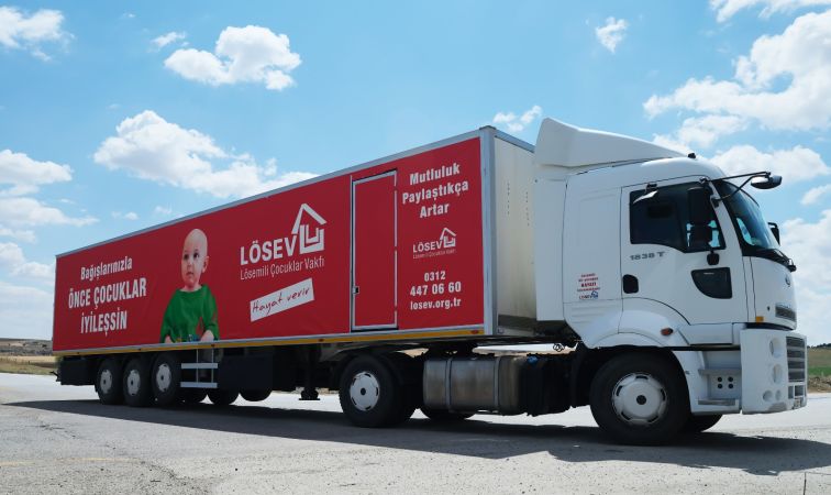 LÖSEV İYİLİKLER TIRI YOLA ÇIKIYOR, Yardımlar Deprem Bölgesine Ulaşacak