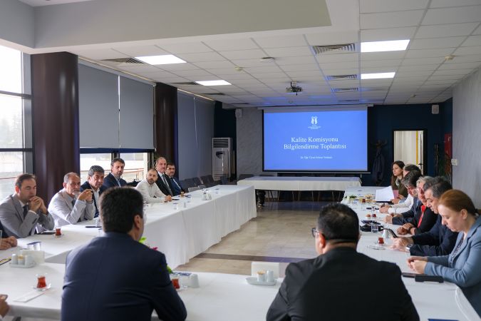 SUBÜ Kalite Komisyonu akreditasyon için toplandı
