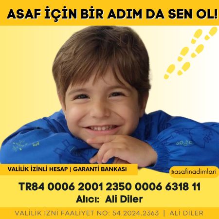 Asaf'ın Umut yolculuğunda ilk adım atıldı; Valilik izni çıktı!