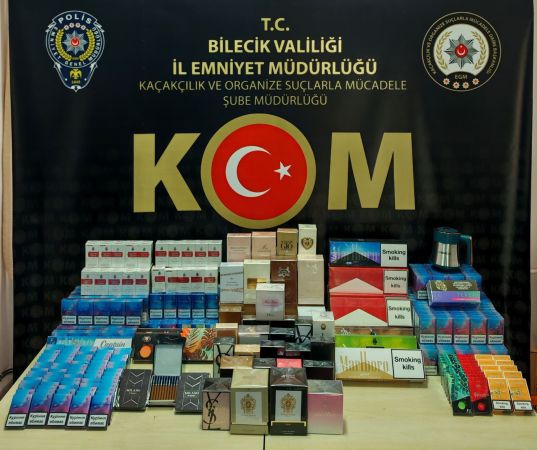 Bilecik’te Kaçakçılığa Darbe! Yüzlerce Paket Kaçak Sigara ve Parfüm Ele Geçirildi 