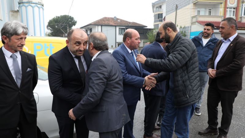 FERİZLİ'DE COŞKULU BAYRAMLAŞMA