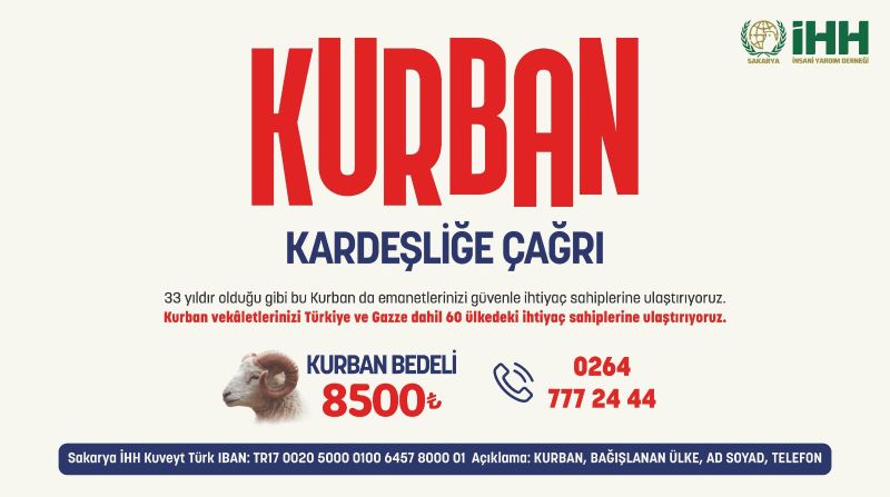 Sakarya İHH’dan 60 Ülkede Kurban Organizasyonu