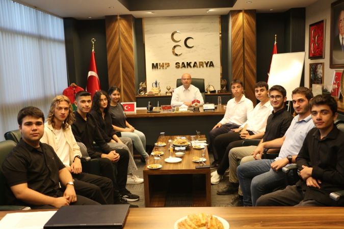ALTAY ROKET TAKIMINDAN İL BAŞKANI ALKAŞ’A ZİYARET